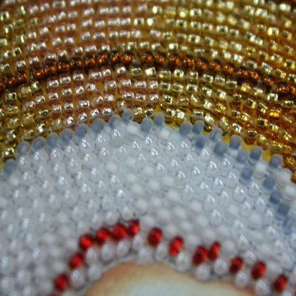 DIY Bead Embroidery Kit "St. Matrona of Moscow" 7.5"x9.8" / 19.0x25.0 cm