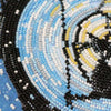DIY Bead Embroidery Kit "Night rendezvous" 9.8"x8.7" / 25.0x22.0 cm