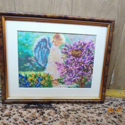 Canvas for bead embroidery "Spring Awakening" 7.9"x5.9" / 20.0x15.0 cm