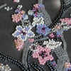 DIY Bead Embroidery Kit "Night sakura" 7.9"x16.1" / 20.0x41.0 cm