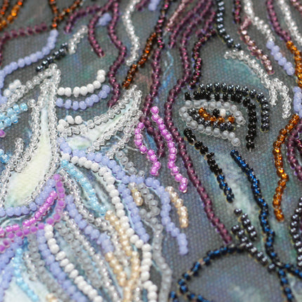 DIY Bead Embroidery Kit "Devotion" 11.8"x11.8" / 30.0x30.0 cm