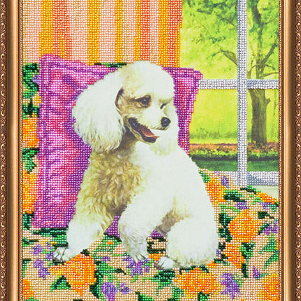 DIY Bead Embroidery Kit "Jerry" 9.8"x12.2" / 25.0x31.0 cm