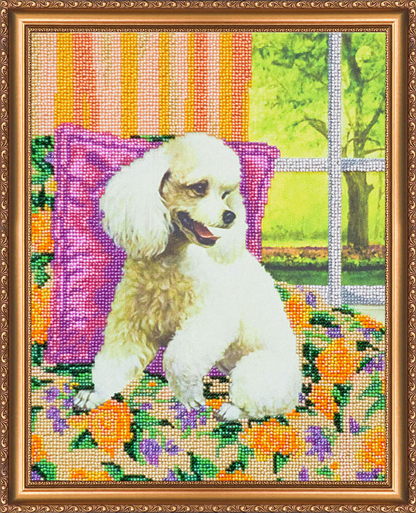 DIY Bead Embroidery Kit "Jerry" 9.8"x12.2" / 25.0x31.0 cm