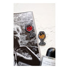 Beadwork kit for creating brooch 