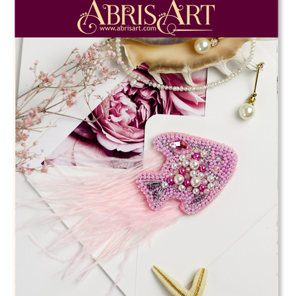 Beadwork kit for creating brooch "Small fish"