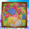 Canvas for bead embroidery "Summer Girl" 7.9"x7.9" / 20.0x20.0 cm