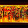 DIY Bead Embroidery Kit "October colours" 26.8"x11.8" / 68.0x30.0 cm