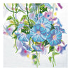 Canvas for bead embroidery "Convolvulus" 7.9"x7.9" / 20.0x20.0 cm