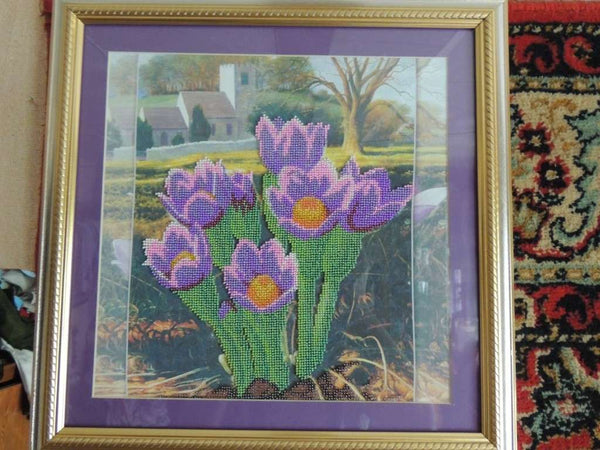 Canvas for bead embroidery 