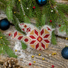 Bead embroidery kit on a plastic base "Christmas tree toys"