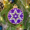 DIY Christmas tree toy kit "Purple ball"