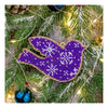 DIY Christmas tree toy kit "Purple bird"