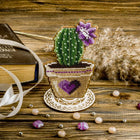 DIY Bead embroidery kit on wood 