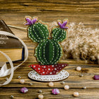 DIY Bead embroidery kit on wood 