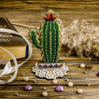 DIY Bead embroidery kit on wood 