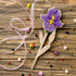 DIY Bead embroidery kit on wood "Iris"