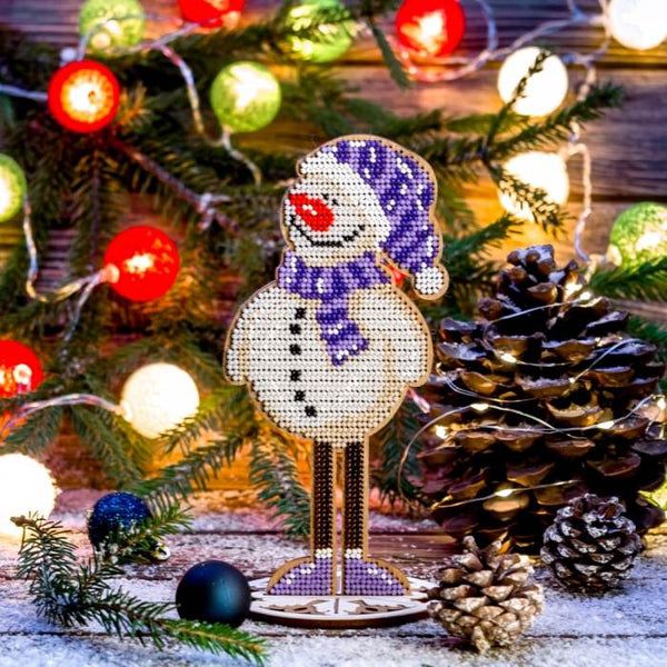 DIY Christmas tree toy kit "Funny snowman"