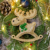 DIY Christmas tree toy kit "Golden Elk"