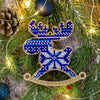 DIY Christmas tree toy kit "Blue Elk"