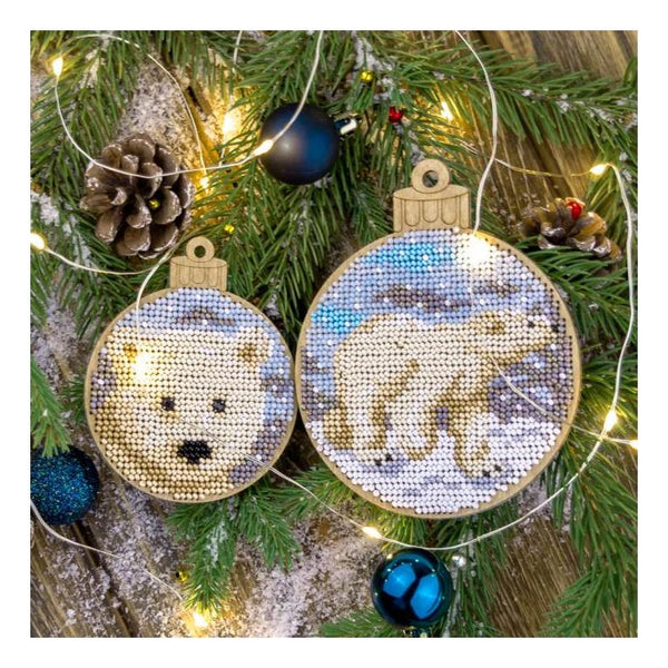 DIY Christmas tree toy kit "Polar bear"