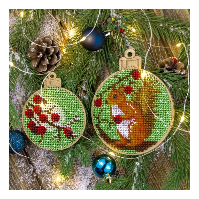 DIY Christmas tree toy kit "Squirrel"