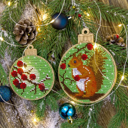 DIY Christmas tree toy kit "Squirrel"