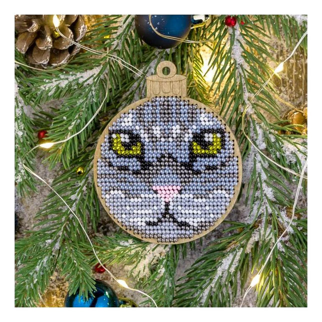 DIY Christmas tree toy kit "Cat"