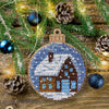 DIY Christmas tree toy kit "Winter house"