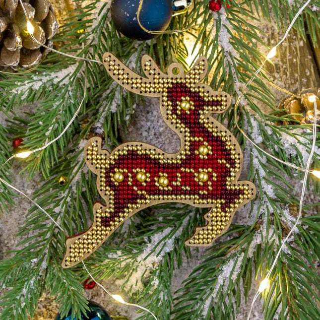 DIY Christmas tree toy kit "Christmas deer"