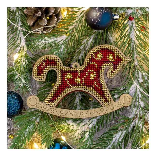 DIY Christmas tree toy kit "Christmas horse"