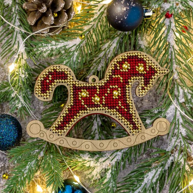 DIY Christmas tree toy kit "Christmas horse"