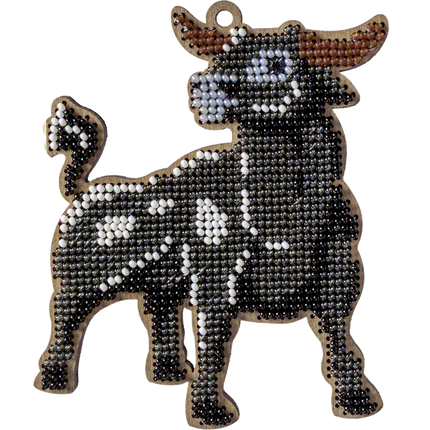 DIY Christmas tree toy kit "Grey Bull"