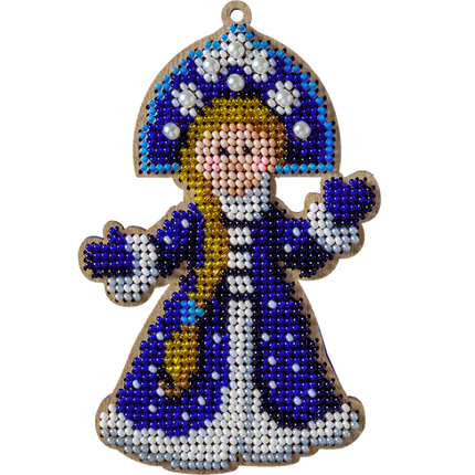 DIY Christmas tree toy kit "Snow-maiden"