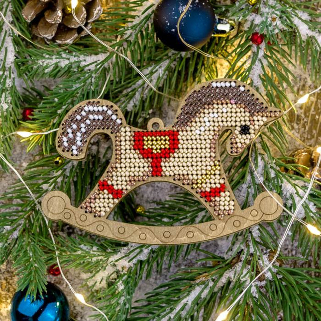 DIY Christmas tree toy kit "Chrismas horse"