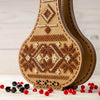 DIY Bead Embroidery on wood kit "Beaded ornament" Flower vase