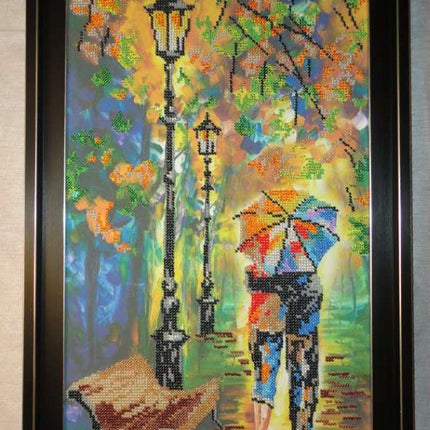 DIY Bead Embroidery Kit "Colour mood" 9.8"x19.7" / 25.0x50.0 cm