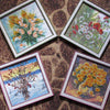 Canvas for bead embroidery "Spring mood" 11.8"x11.8" / 30.0x30.0 cm