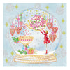 Canvas for bead embroidery "Winter tea" 7.9"x7.9" / 20.0x20.0 cm