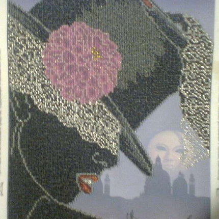 DIY Bead Embroidery Kit "Lace" 9.8"x18.1" / 25.0x46.0 cm
