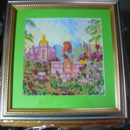 Canvas for bead embroidery "Good Morning" 7.9"x7.9" / 20.0x20.0 cm