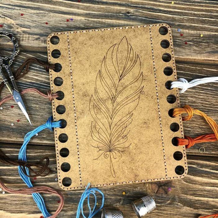 Blanks for embroidery with thread on wood FLHW-016