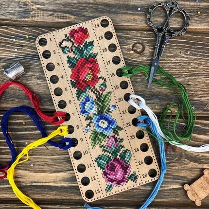 Blanks for embroidery with thread on wood FLHW-019