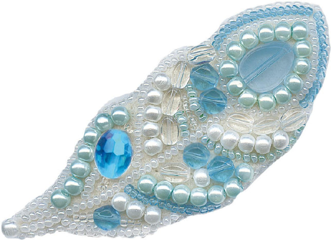 Beadwork kit for creating broоch "Tenderness"