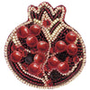 Beadwork kit for creating broоch "Pomegranate"