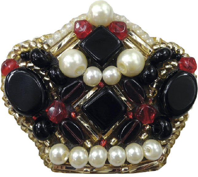 Beadwork kit for creating broоch "Empress"