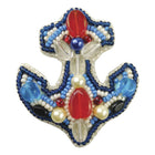 Beadwork kit for creating broоch 