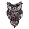 Beadwork kit for creating broоch "Owl"