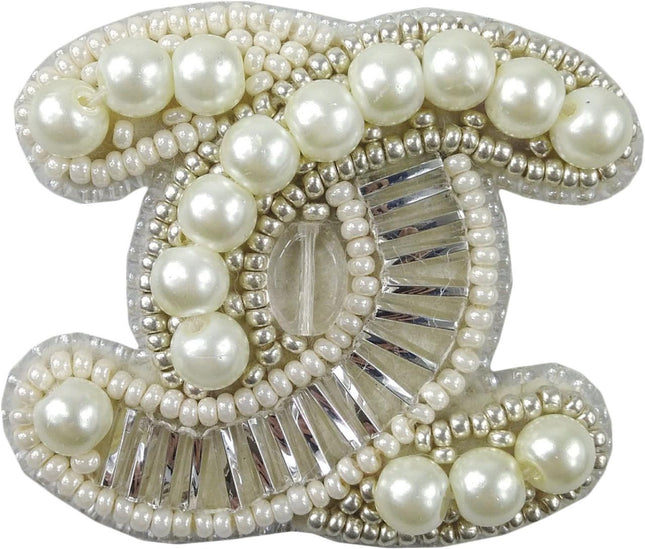 Beadwork kit for creating broоch "Chanel"