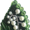 Beadwork kit for creating broоch "Lily of the valley"