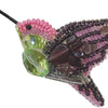 Beadwork kit for creating broоch "Hummingbird"